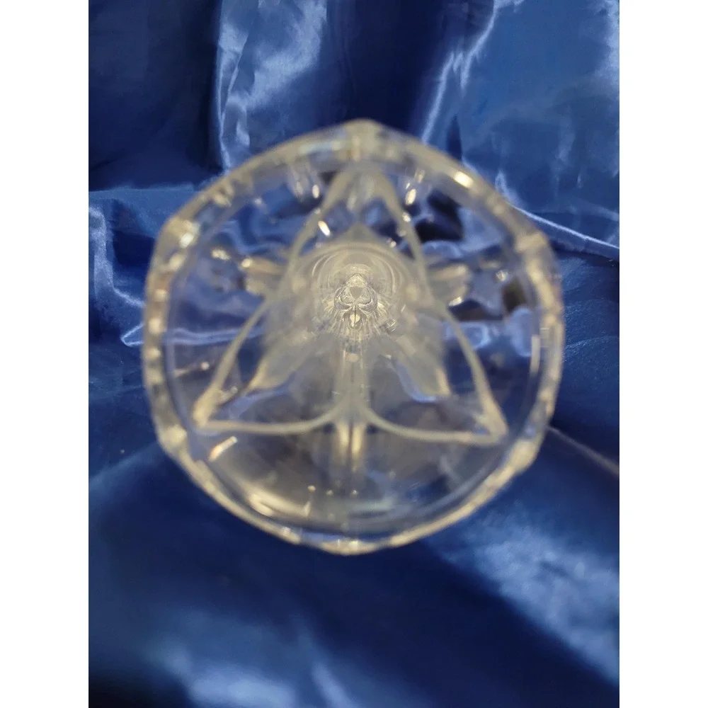 Lead Crystal Vase Cristal D'Arques Bandol pattern Three-footed Vintage France